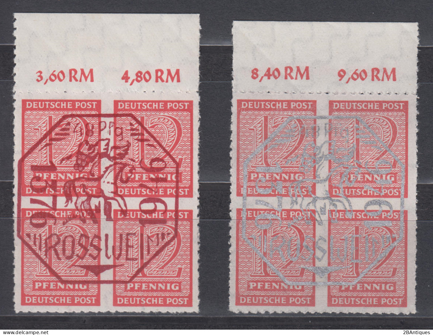 ROSSWEIN / ROßWEIN 1946 - Mi.-Nr. 1-2 Postfrisch MNH** - Mint