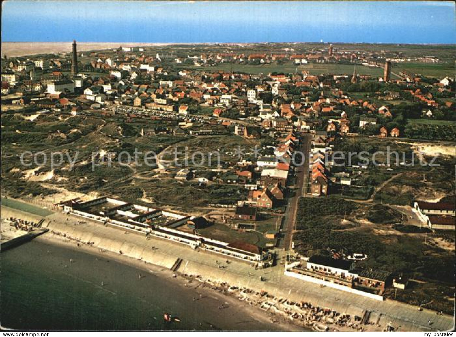 72597268 Borkum Nordseebad Fliegeraufnahme Borkum - Borkum