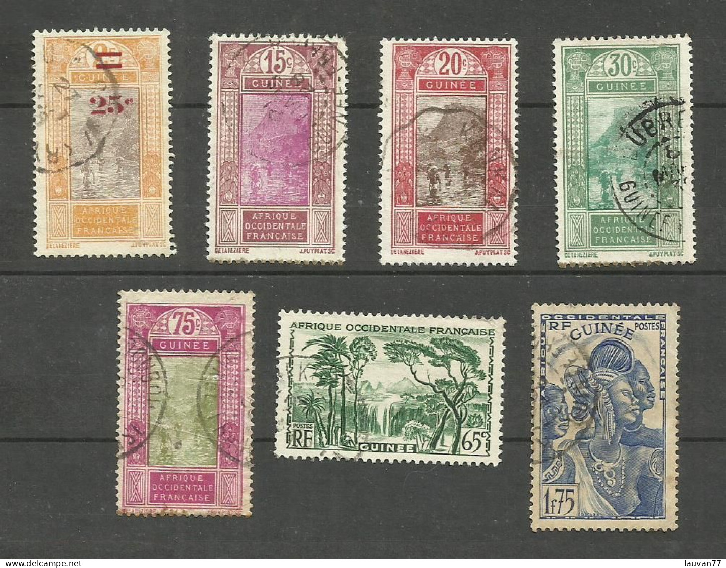 GUINEE N°99, 107 à 110, 137, 141 Cote 5.20€ - Used Stamps