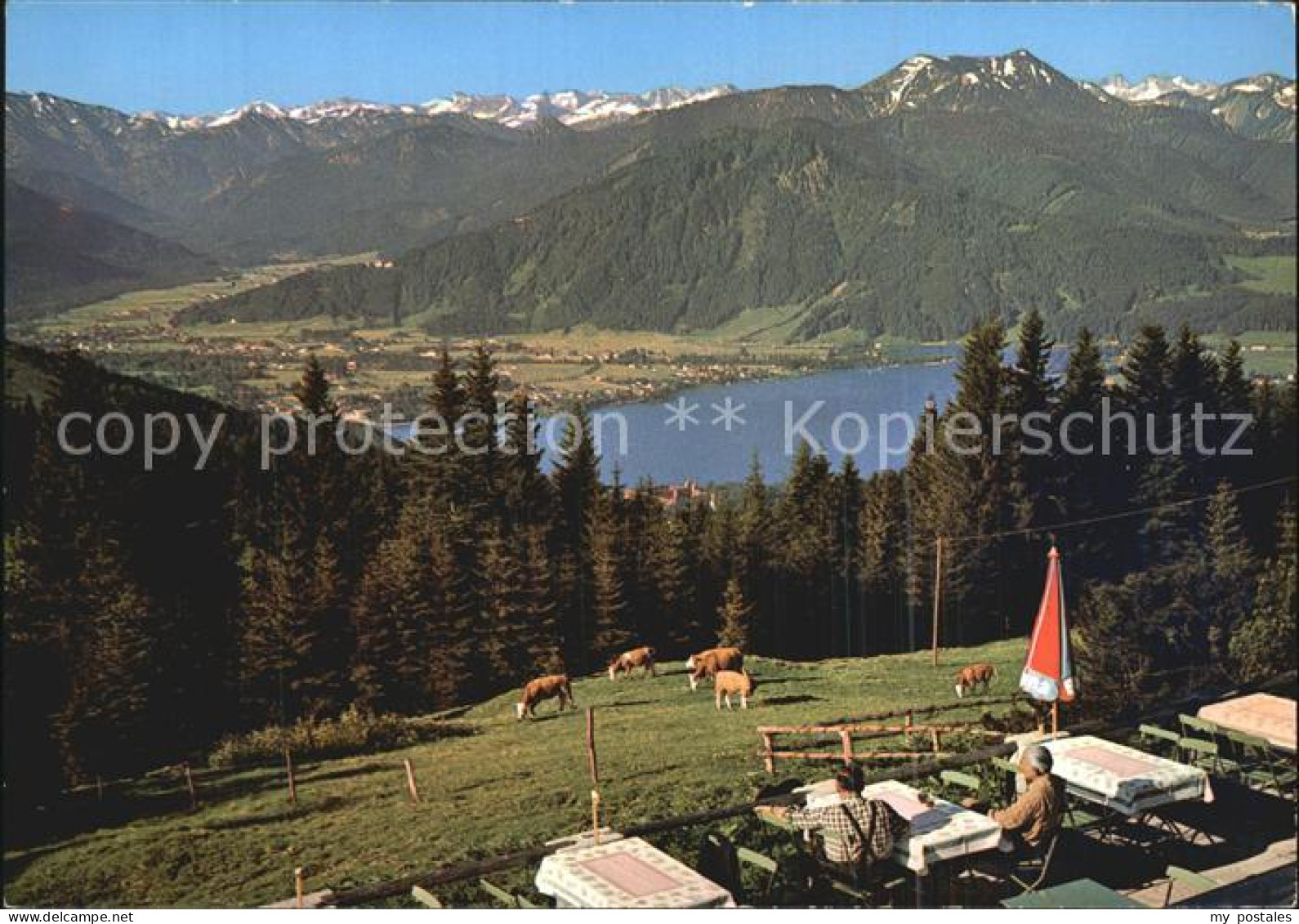 72597225 Rottach-Egern Tegernsee Blick Von Der Neureuth Rottach-Egern - Andere & Zonder Classificatie