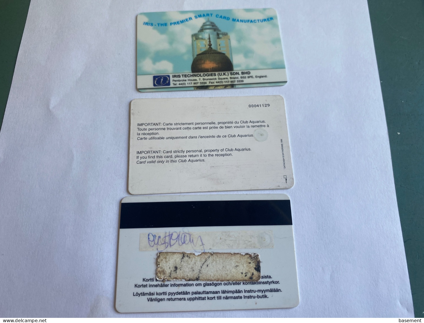 - 5 - 3 Different Chip Cards Smart Cards - Autres & Non Classés