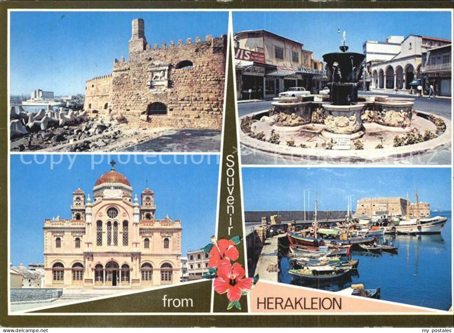 72597201 Heraklion Iraklio Schloss Brunnen Hafenpartie Heraklion Iraklio - Grèce