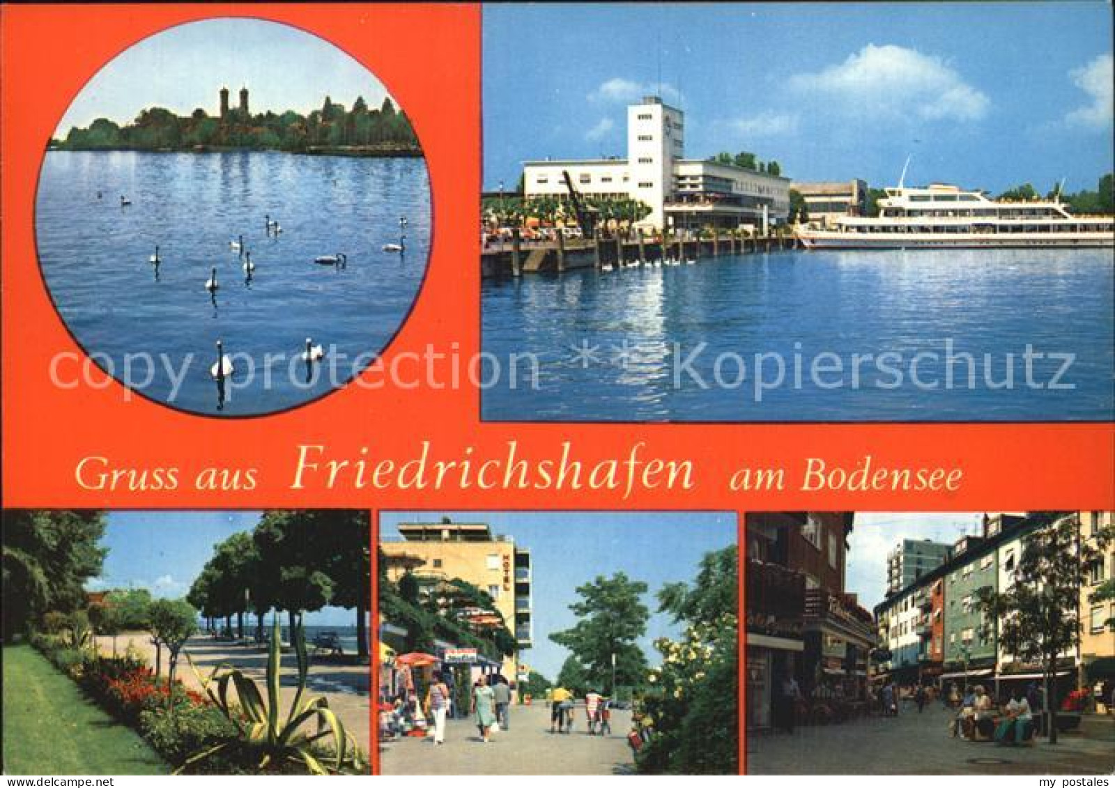 72597159 Friedrichshafen Bodensee Panorama Schiffsanlegestelle Promenade Stadtmo - Friedrichshafen