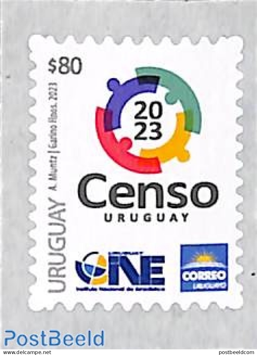 Uruguay 2023 Census 1v, Mint NH, Science - Statistics - Non Classés