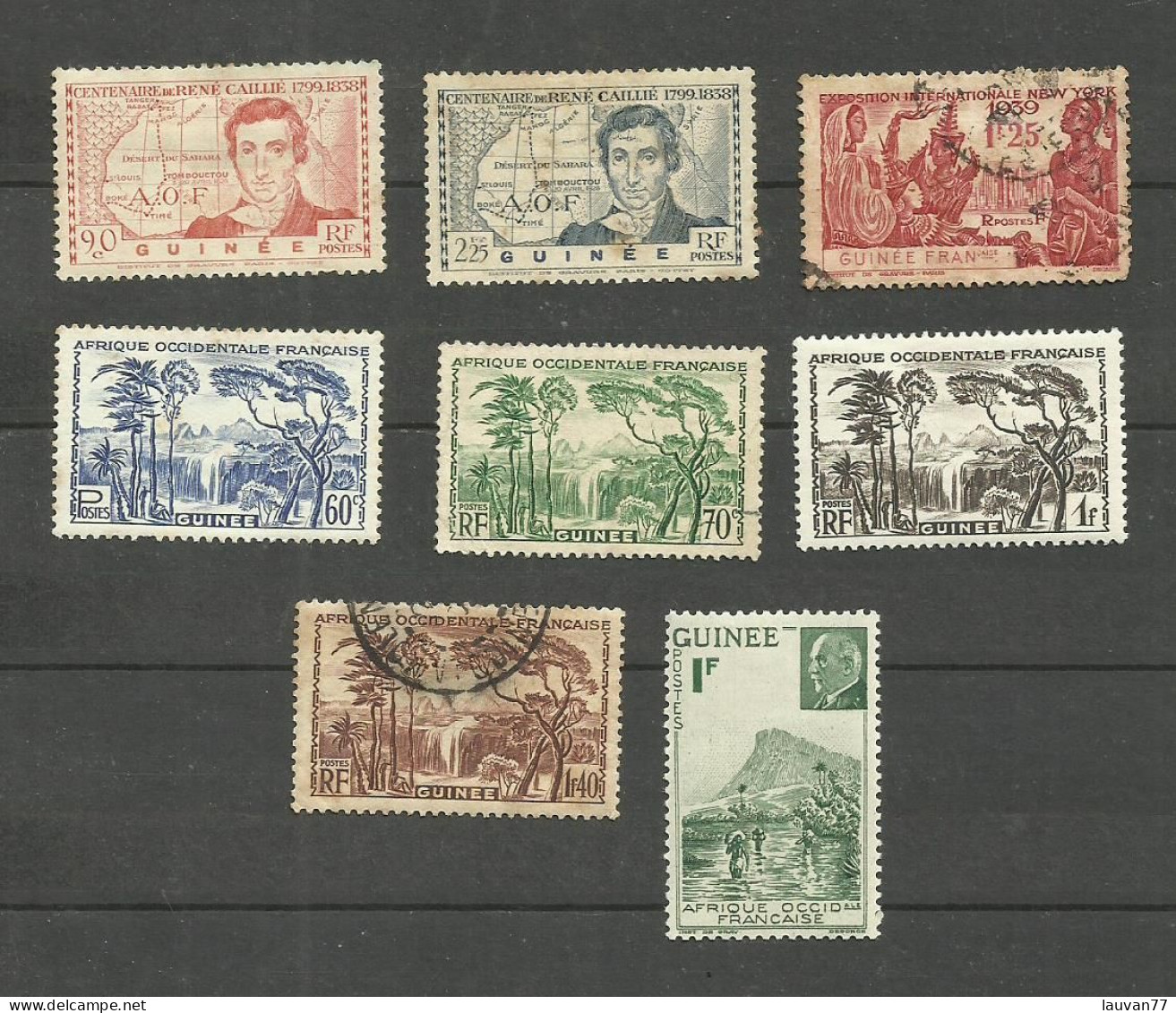 GUINEE N°148, 150, 151, 160, 161, 163, 165, 176 Cote 8.30€ - Used Stamps