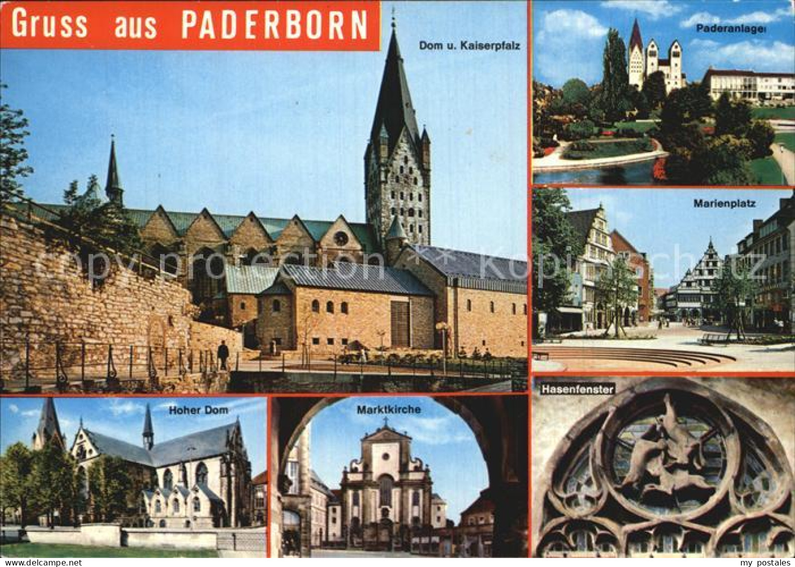 72597151 Paderborn Dom Kaiserpfalz Paderanlage Marienplatz Hoher Dom Marktkirche - Paderborn