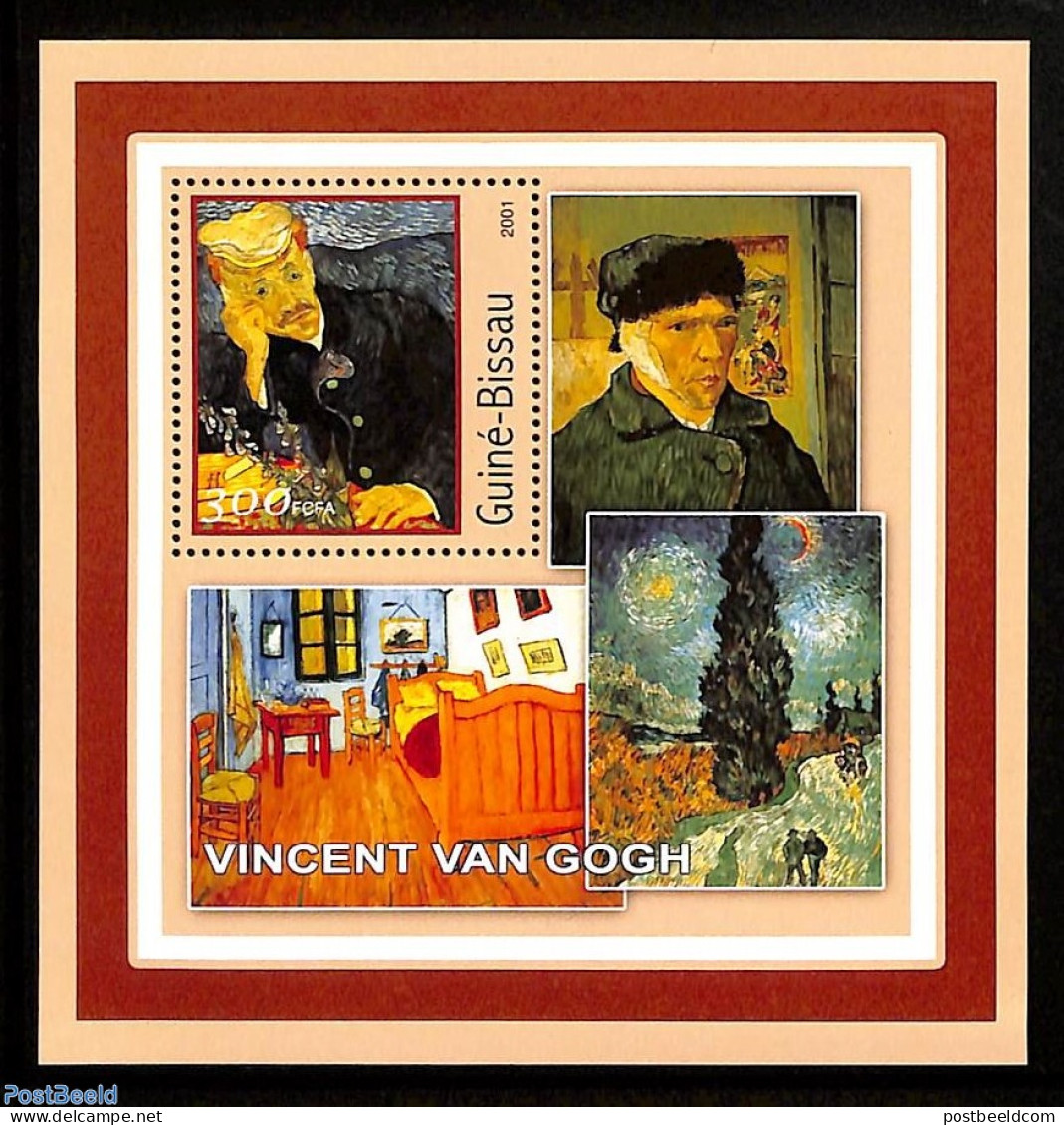 Guinea Bissau 2001 Van Gogh S/s, Mint NH, Art - Modern Art (1850-present) - Paintings - Vincent Van Gogh - Guinea-Bissau