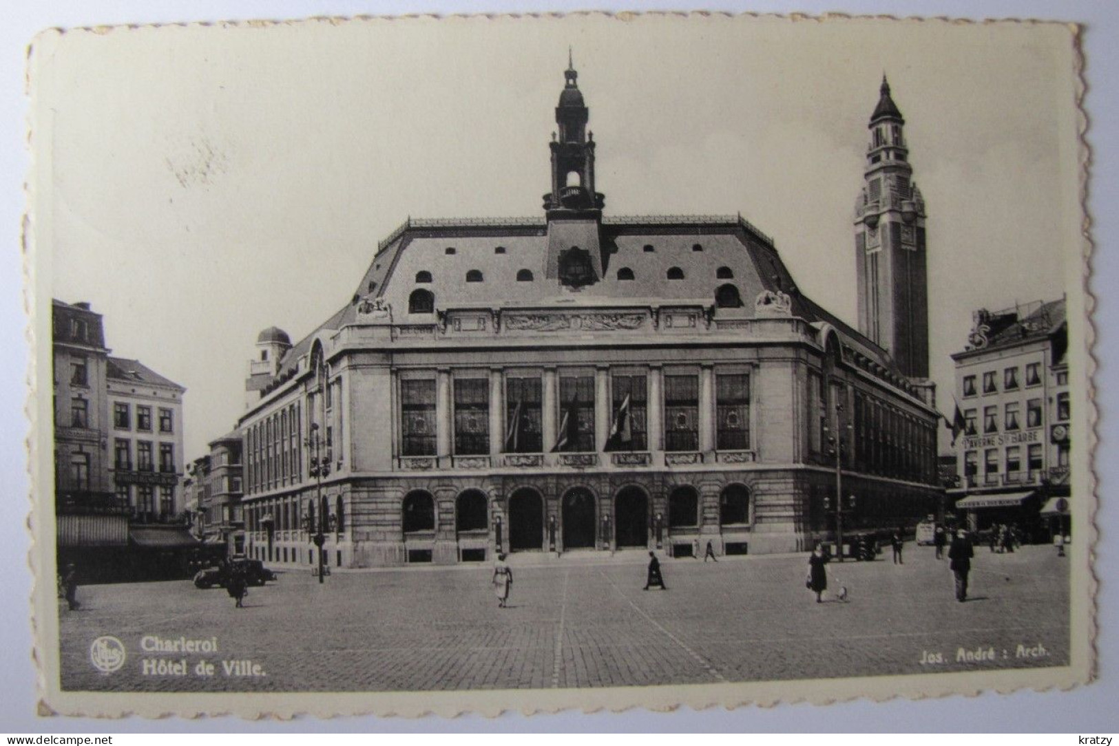 BELGIQUE - HAINAUT - CHARLEROI - Hôtel De Ville - 1939 - Charleroi