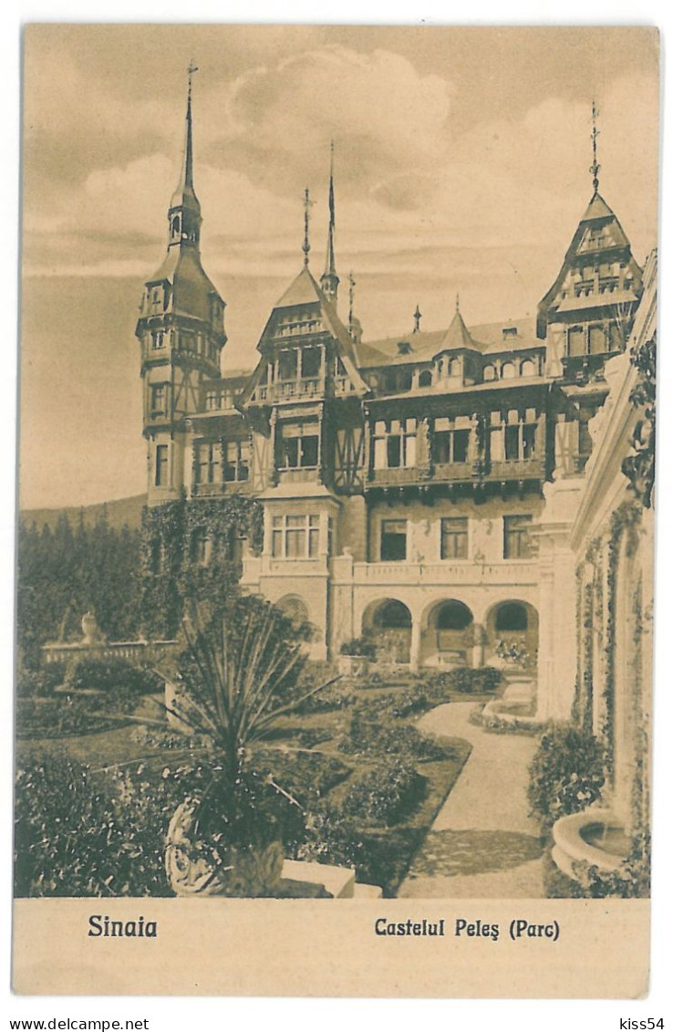 RO 91 - 13503 SINAIA, Prahova, Peles Castle, Romania - Old Postcard - Unused - Roemenië