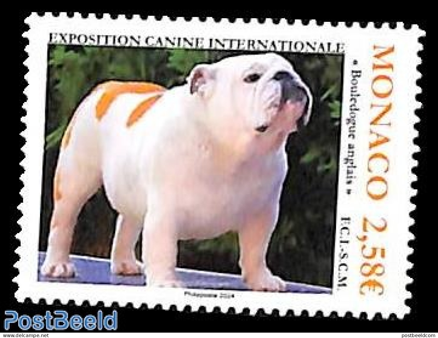 Monaco 2024 Dog Show 1v, Mint NH, Nature - Dogs - Unused Stamps