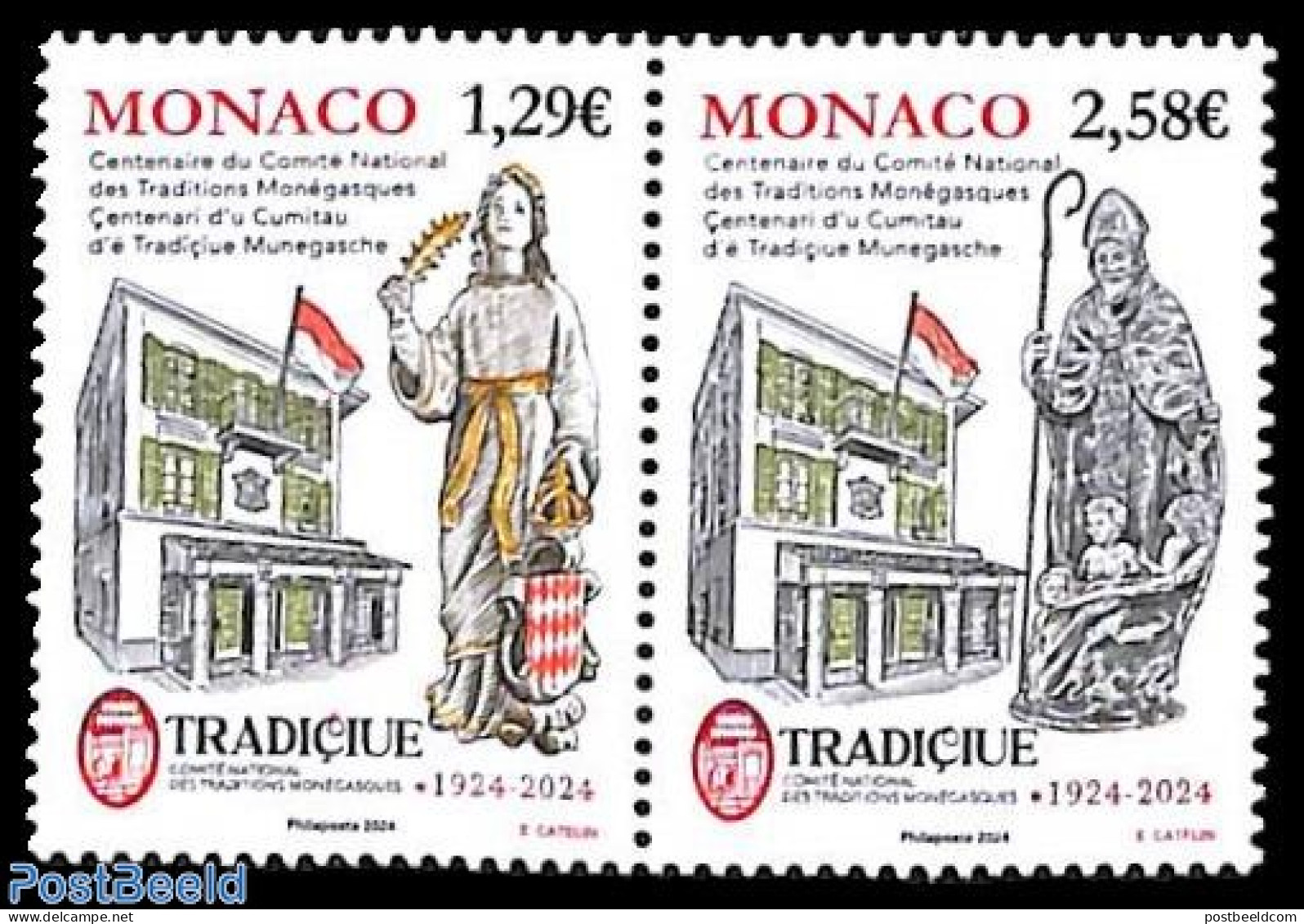 Monaco 2024 Traditions 2v [:], Mint NH, Various - Folklore - Unused Stamps