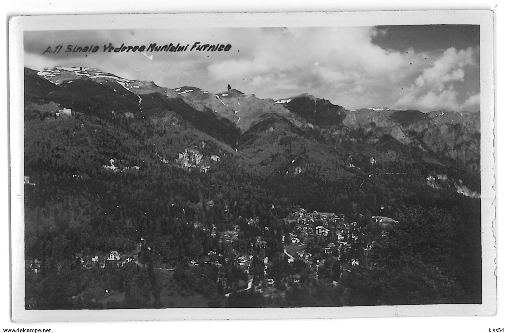 RO 91 - 13575 SINAIA, Prahova,  Mountain Furnica, Romania - Old Postcard, Real PHOTO - Used - 1940 - Roumanie