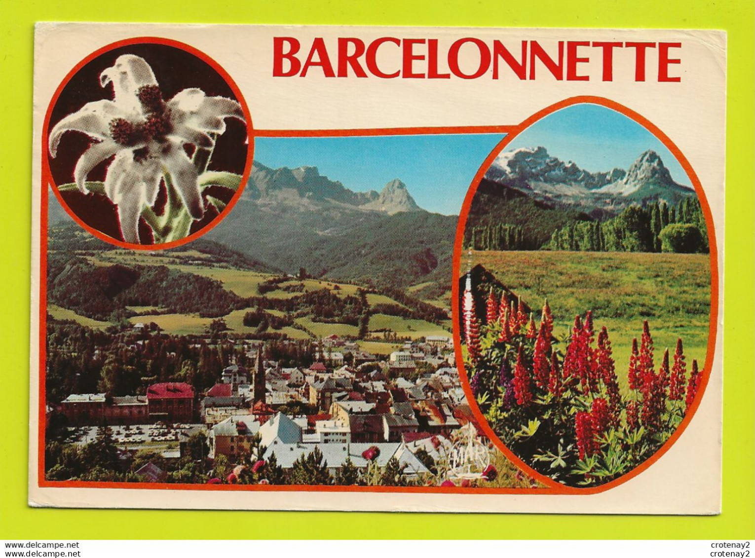 04 BARCELONNETTE Souvenir N°9762 Années 60 - Barcelonnetta