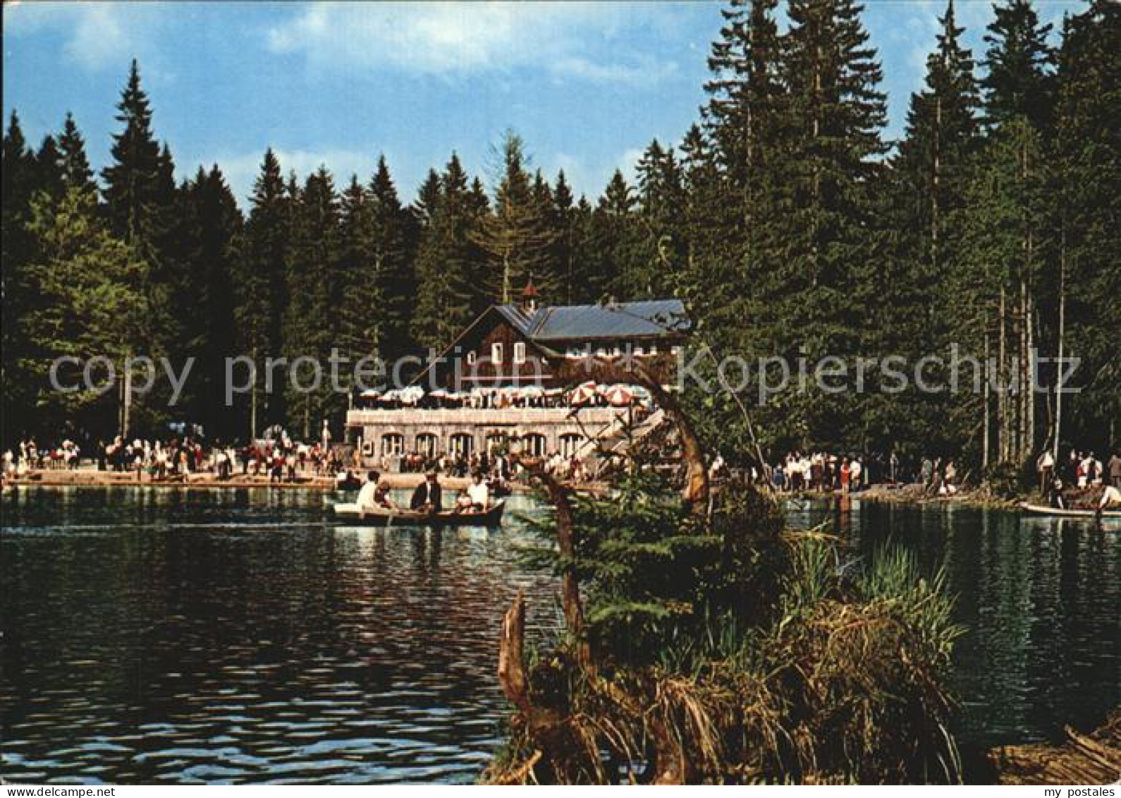 72596509 Bayerisch Eisenstein Grosser Arbersee Mit Arberseehaus Gaststaette Baye - Andere & Zonder Classificatie