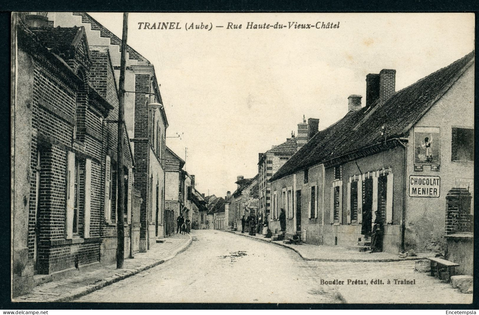 Carte Postale - France - Trainel - Rue Haute Du Vieux Châtel (CP24755) - Nogent-sur-Seine