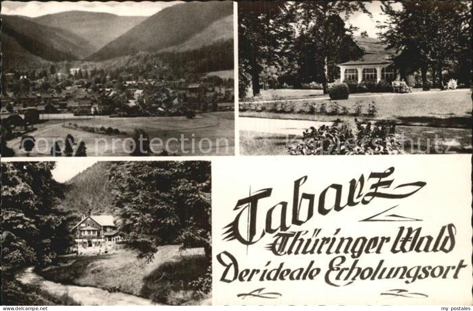 72595649 Tabarz Panorama Erholungsort Partie Am Fluss Tabarz Thueringer Wald - Tabarz