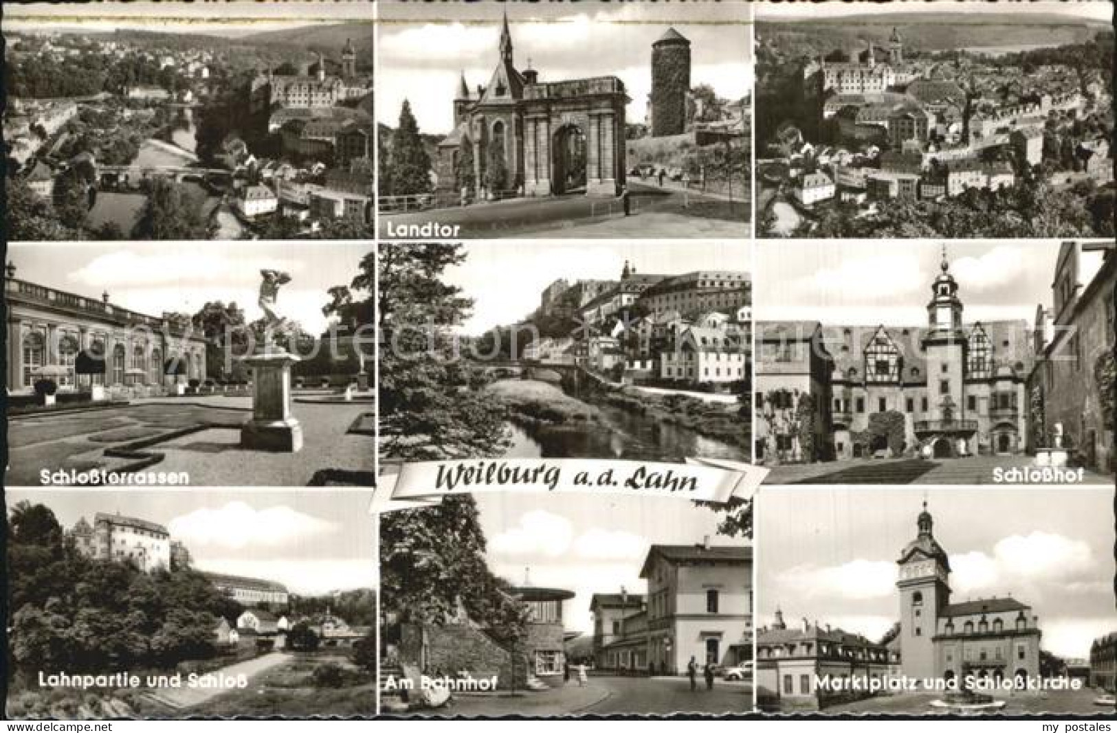 72595638 Weilburg Landtor Schloss Terrassen Denkmal Schlosshof Kirche Marktplatz - Weilburg