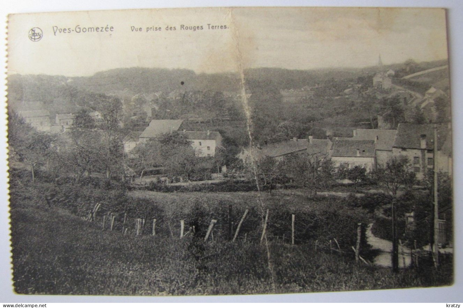 BELGIQUE - NAMUR - WALCOURT - YVES-GOMEZEE - Vue Prise Des Rouges Terres - 1921 - Walcourt