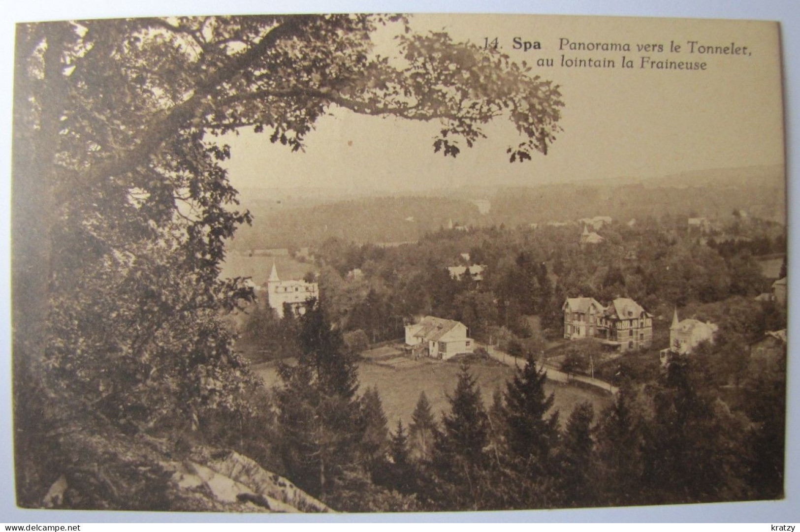 BELGIQUE - LIEGE - SPA - Panorama Vers Le Tonnelet, Au Lointain La Fraineuse - 1932 - Spa
