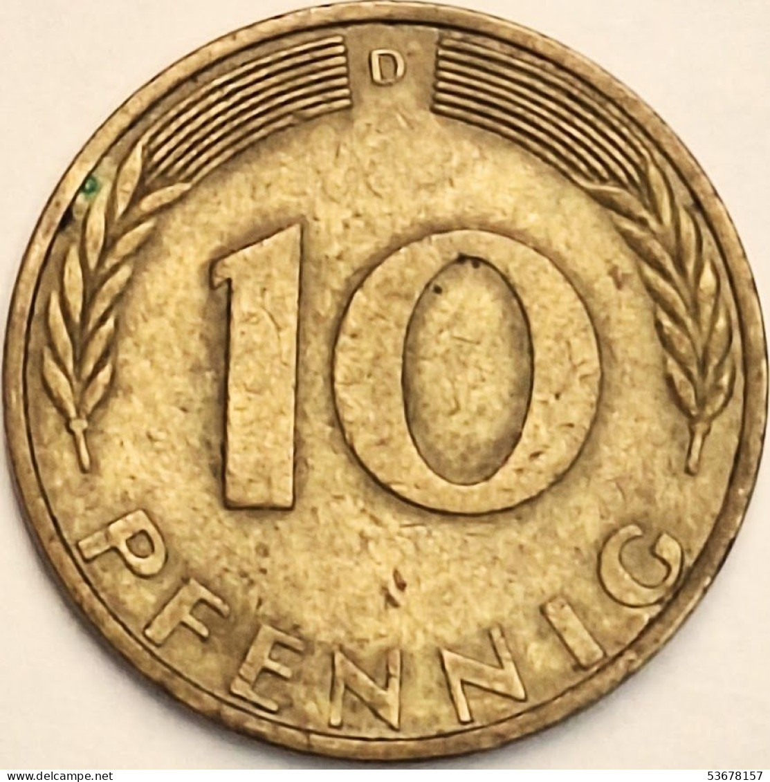 Germany Federal Republic - 10 Pfennig 1969 D, KM# 108 (#4634) - 10 Pfennig