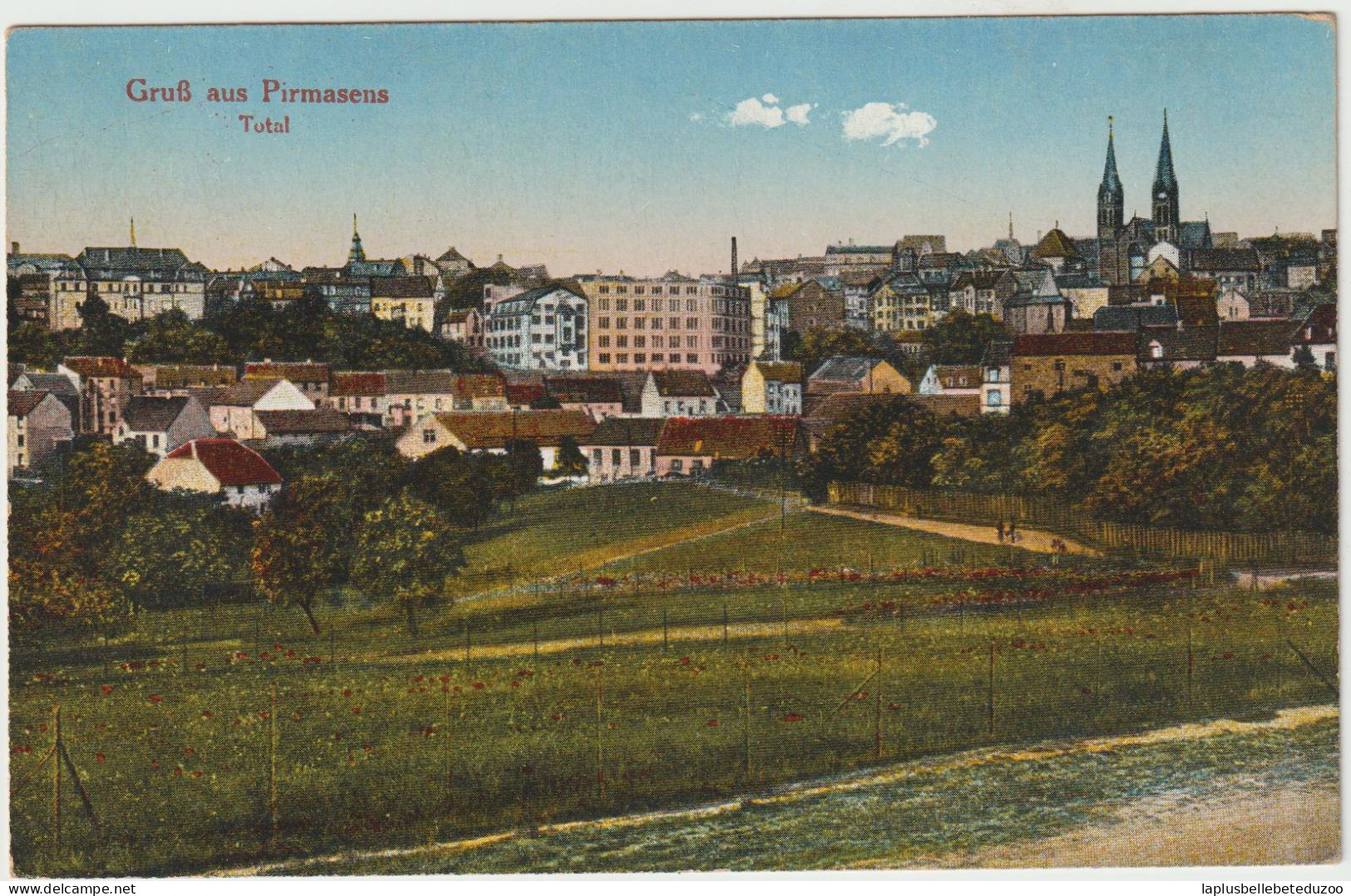 CPA - ALLEMAGNE - RHENANIE PALATINAT - PIRMASENS -Gruss Aus PIRMASENS - Total - 1918 - Pirmasens