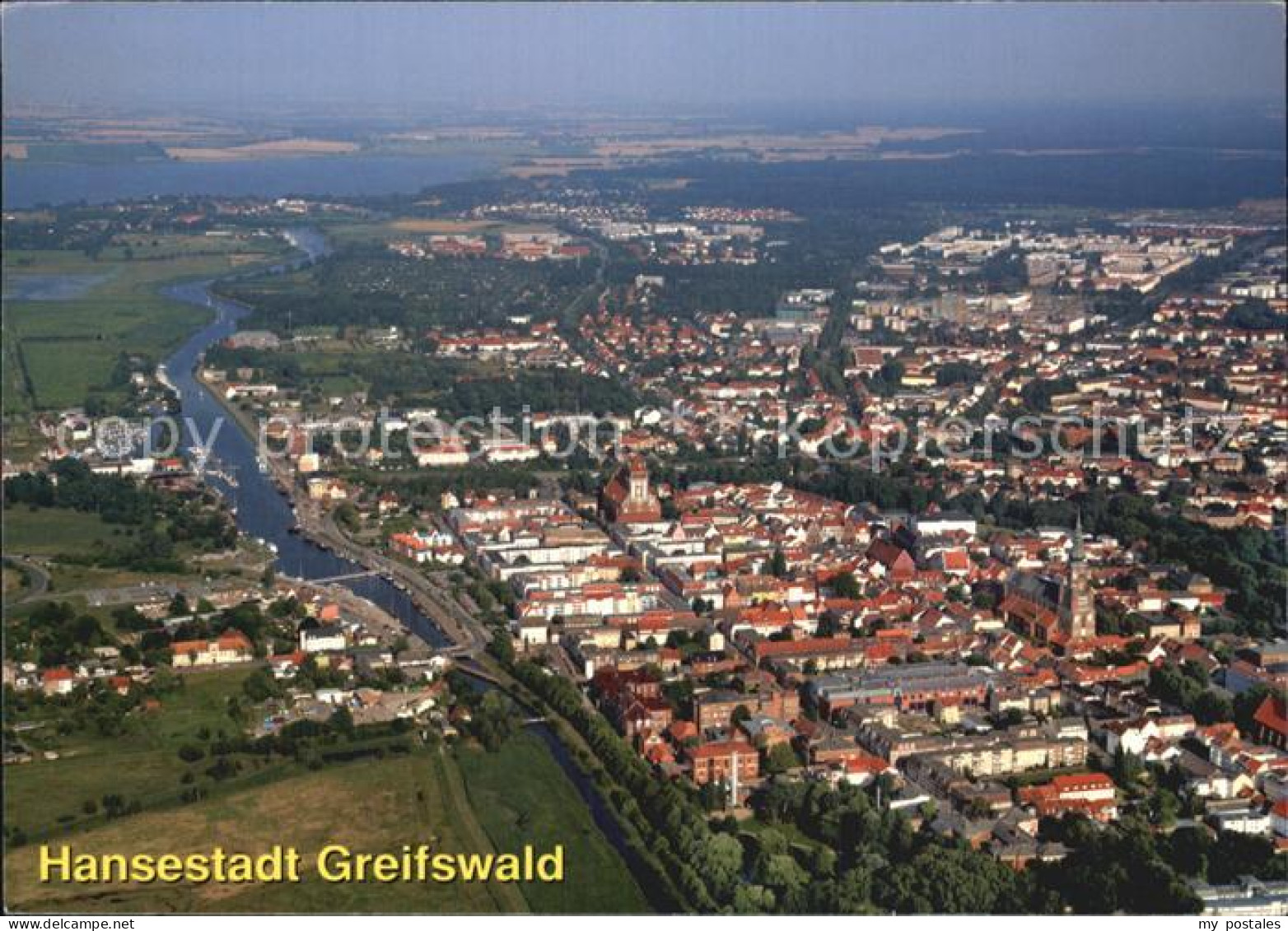 72592775 Greifswald Hansestadt Fliegeraufnahme Greifswald - Greifswald