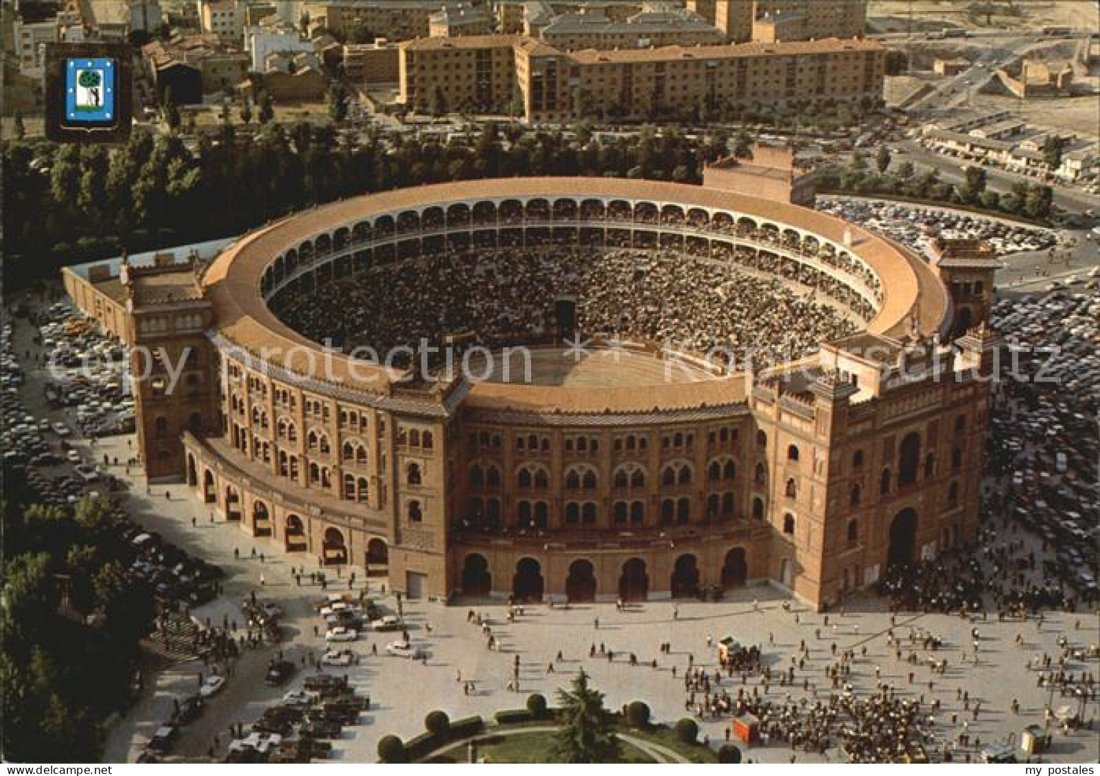 72592623 Madrid Spain Plaza De Toros Stierkampfarene Fliegeraufnahme  - Autres & Non Classés