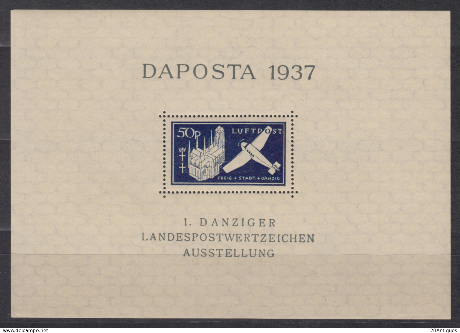 DANZIG 1937 - Block 2 Postfrisch MNH** XF - Ungebraucht