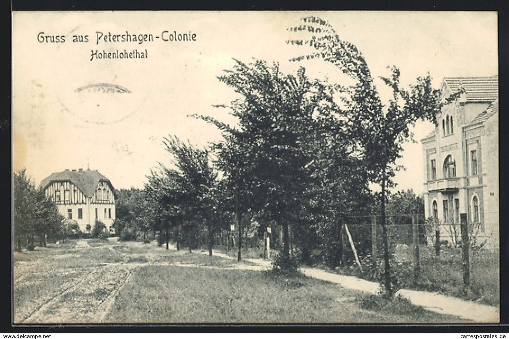 AK Petershagen-Colonie, Villen Im Hohenlohethal  - Petershagen (Eggersdorf)