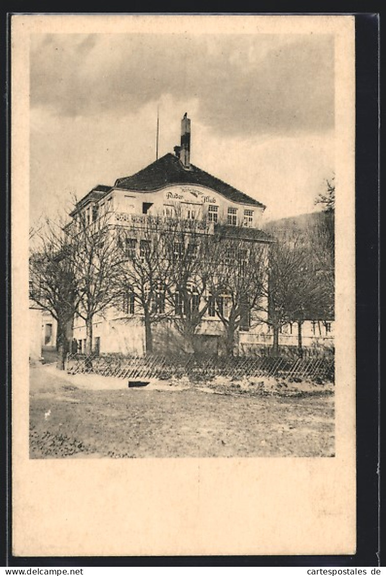 AK Heidelberg, Klubhaus Schwarzes Schiff Des Heidelberger Ruderklub Von 1875  - Rudersport
