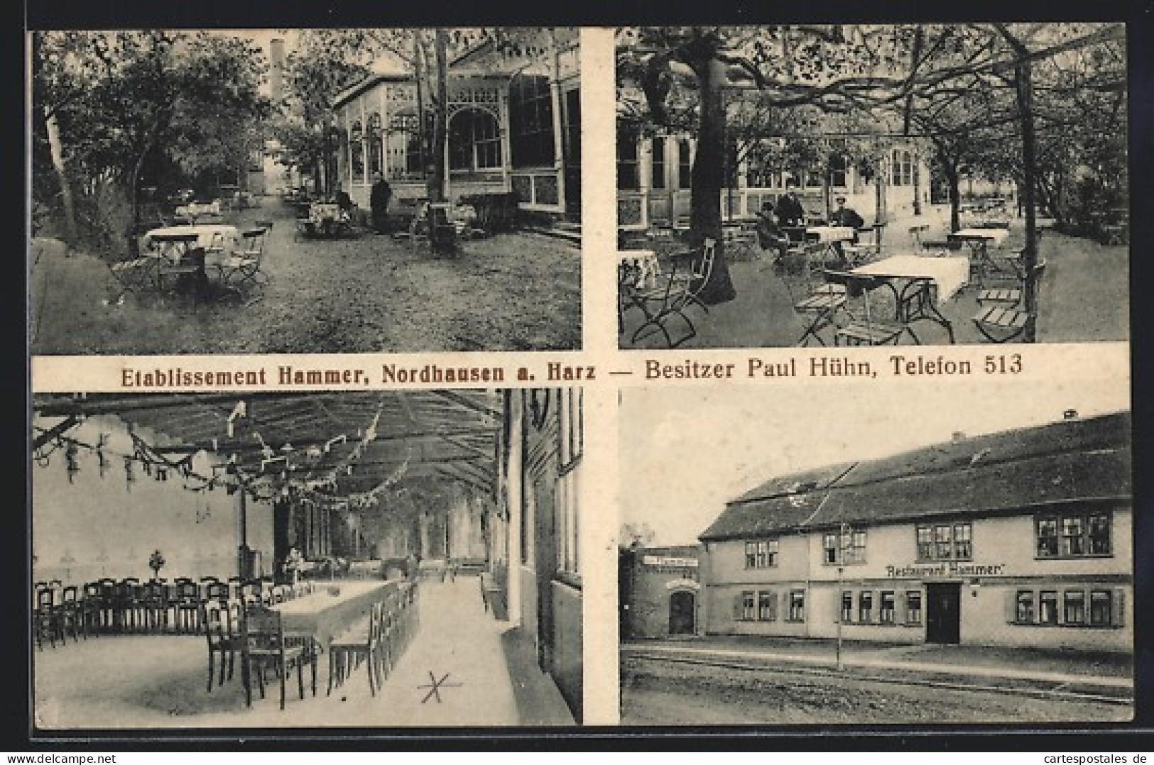 AK Nordhausen A. Harz, Gasthaus Hammer Von Paul Hühn  - Nordhausen