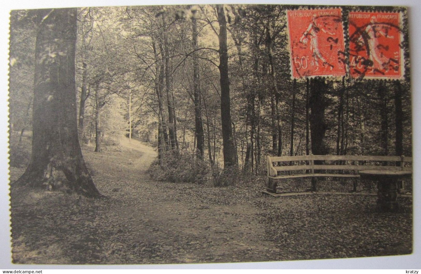 BELGIQUE - HAINAUT - MORLANWELZ - Domaine De Mariemont - Le Parc - 1927 - Morlanwelz
