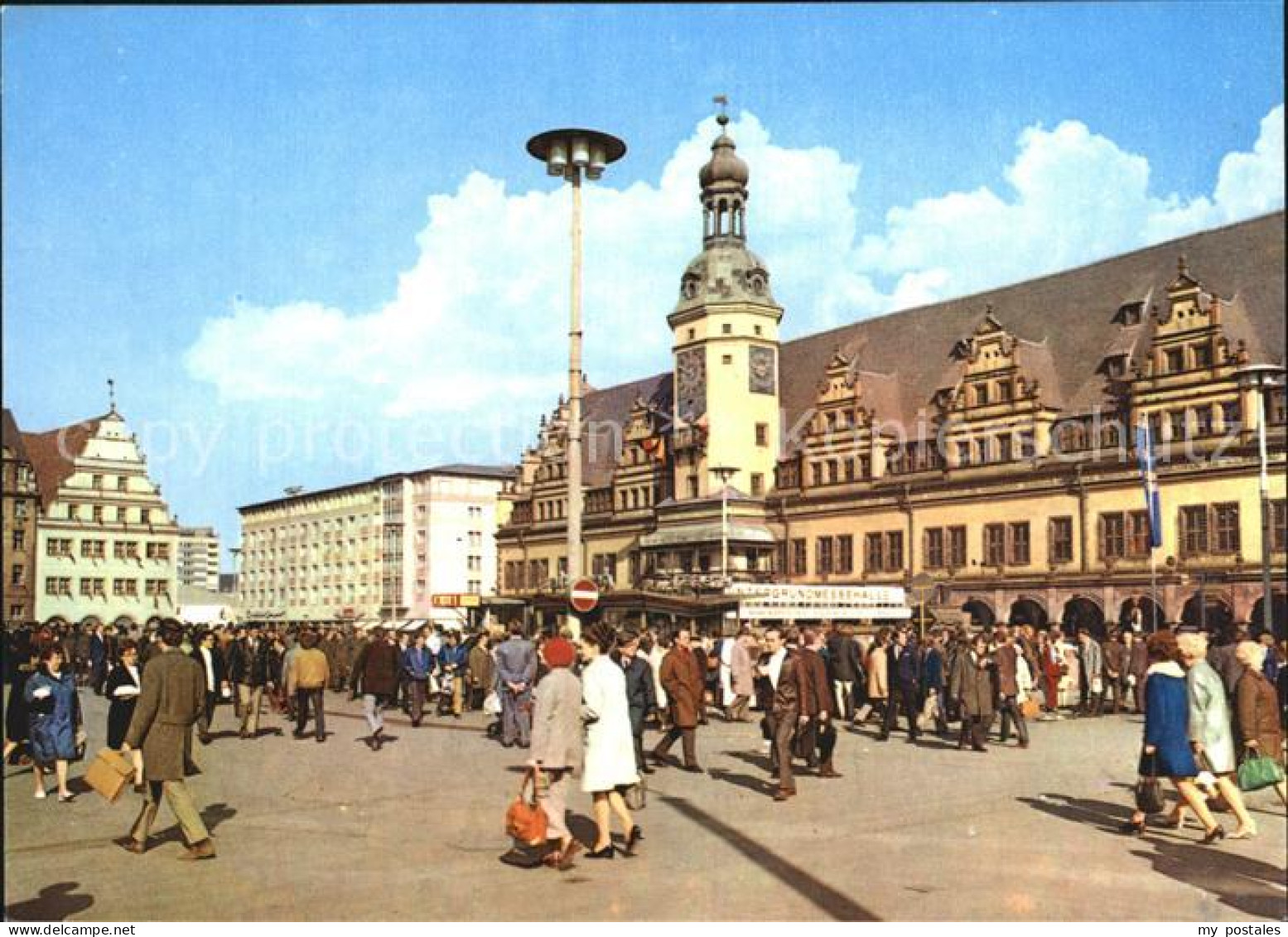 72592194 Leipzig Altes Rathaus Und Alte Waage Am Markt Leipzig - Leipzig