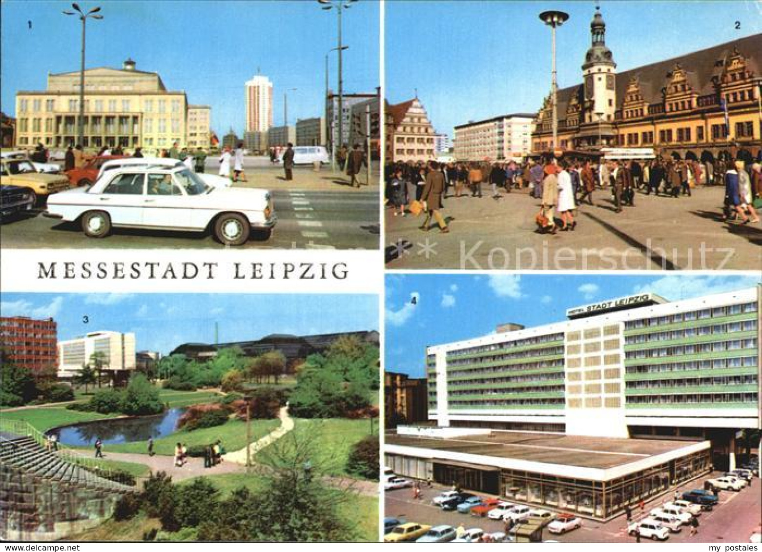 72592192 Leipzig Opernhaus Altes Rathaus Alte Waage Markt Schwanenteich Interhot - Leipzig