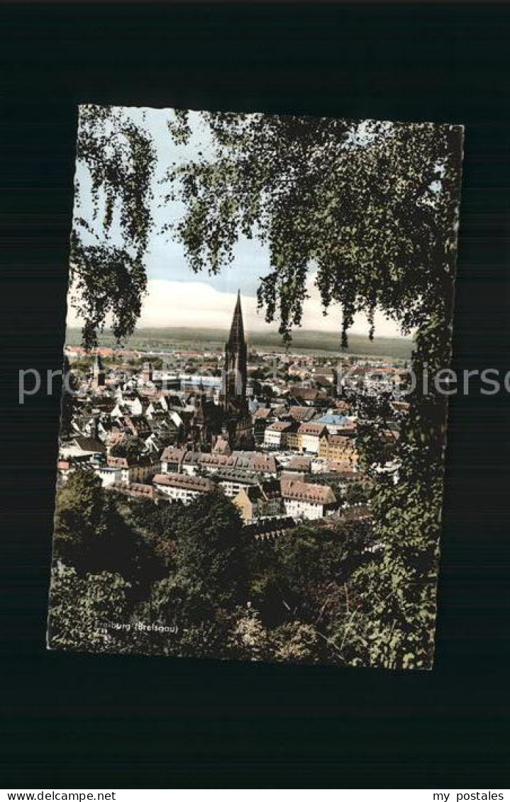 72592121 Freiburg Breisgau Panorama Mit Muenster Freiburg Breisgau - Freiburg I. Br.