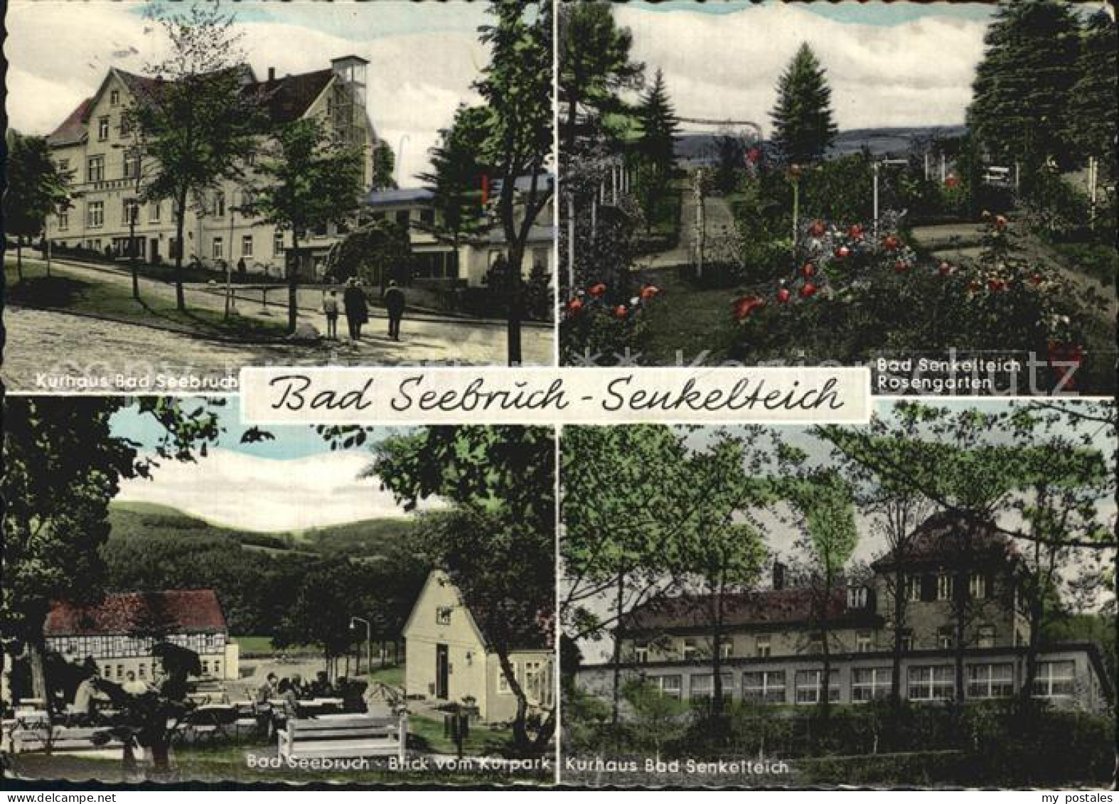 72592030 Bad Seebruch Kurhaus Kurpark Bad Senkelteich Rosengarten Kurhaus Bad Se - Vlotho