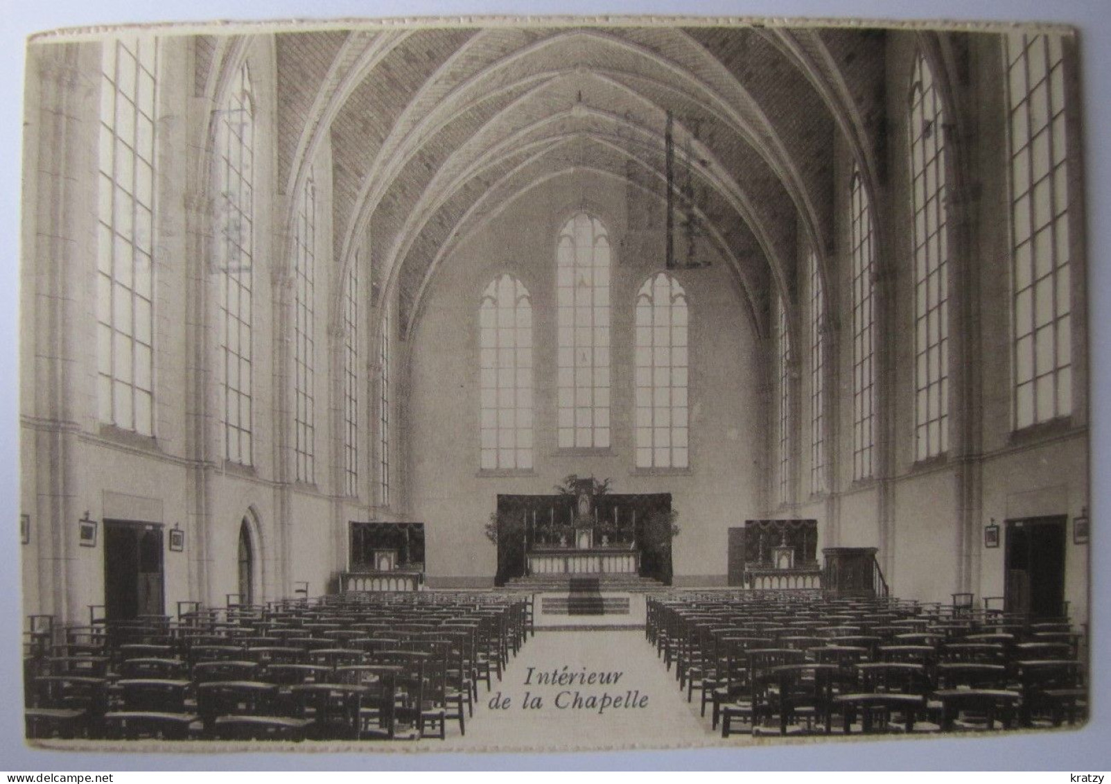 BELGIQUE - NAMUR - YVOIR - GODINNE - Collège Saint-Paul - Intérieur De La Chapelle - 1929 - Yvoir