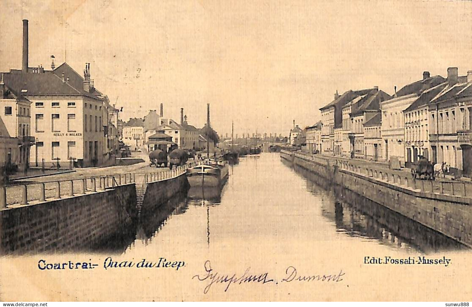 Courtrai Kortrijk - Quai Du Reep (Edit. Fossati Mussely 1902) - Kortrijk