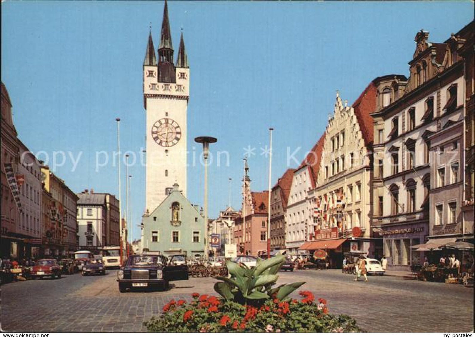 72591750 Straubing Ludwigsplatz Mit Stadtturm Straubing - Straubing