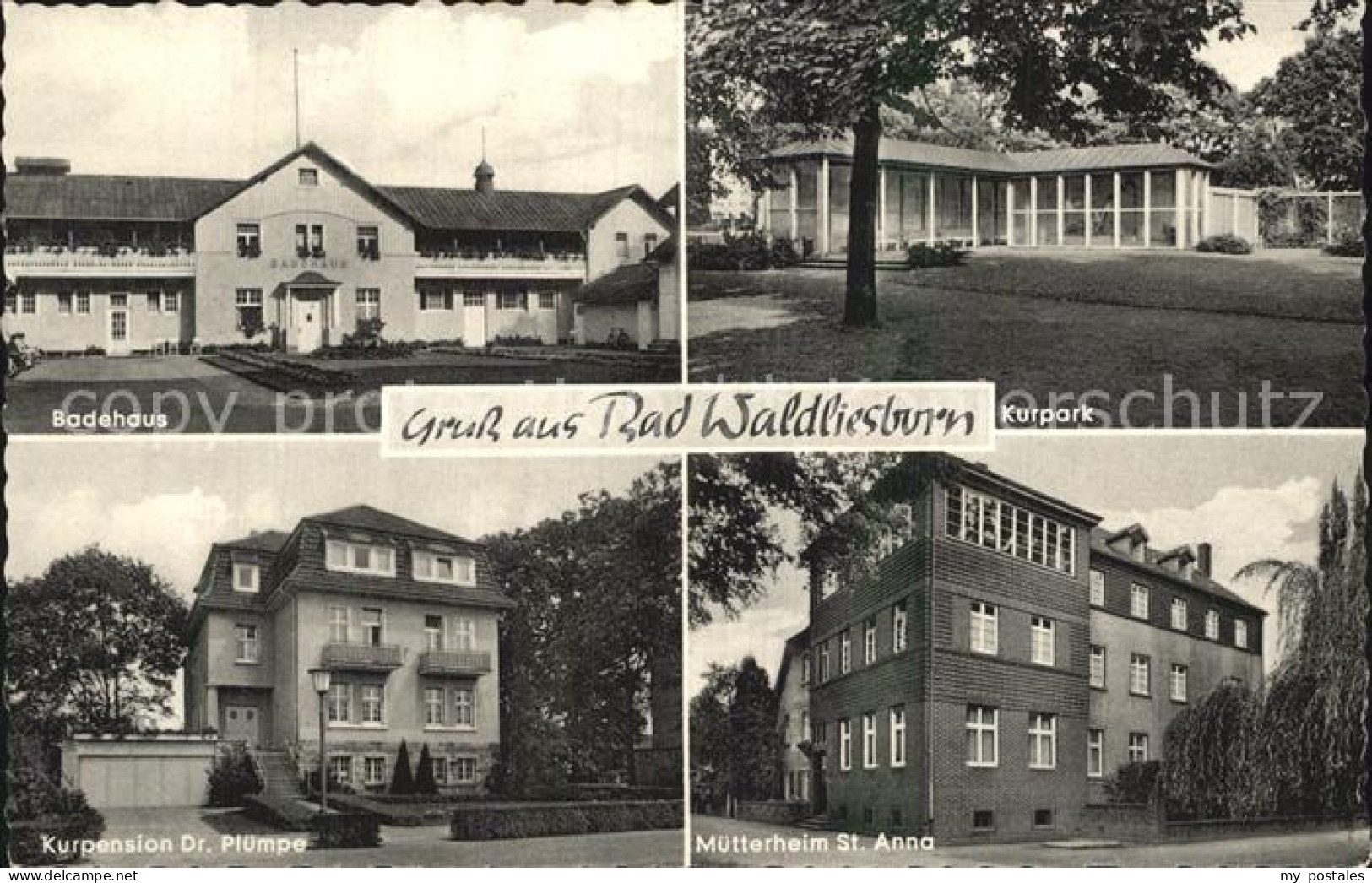 72591645 Bad Waldliesborn Badehaus Kurpark Kurpension Dr Pluempe Muetterheim St  - Lippstadt