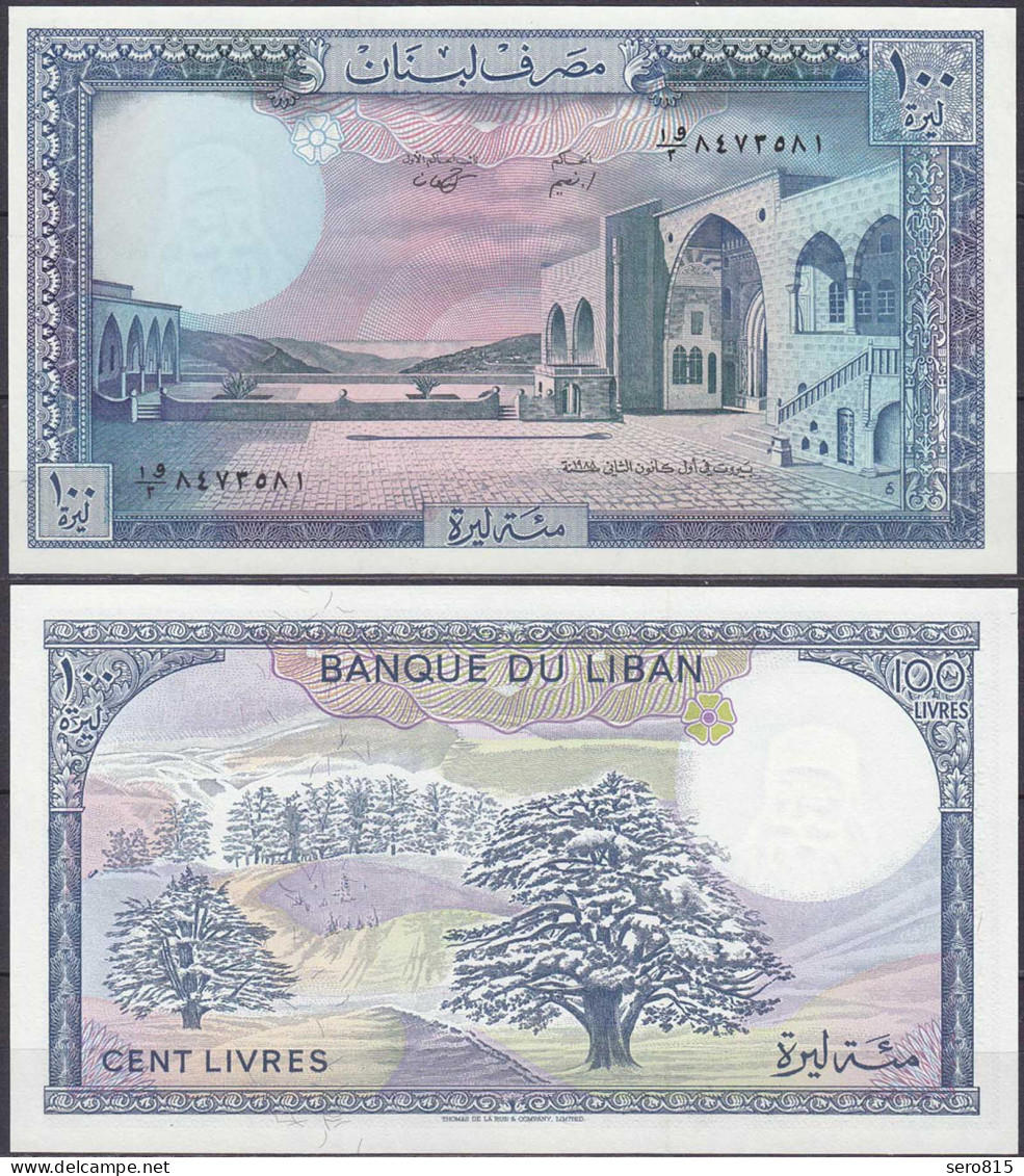 LIBANON - LEBANON 100 Livres Banknote 1988 UNC Pick 66d   (11979 - Otros – Asia