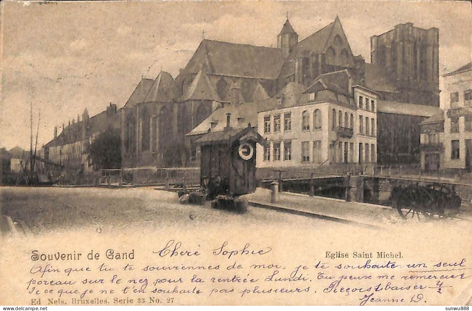 Gand Gent - Eglise Saint Michel (Nels 1900) - Gent