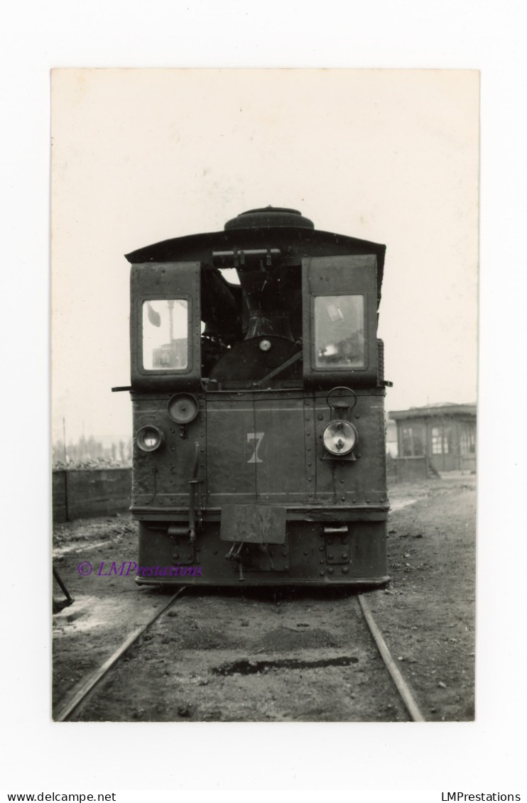 Photo Tramway Paris Arpajon 7 Arpajonnais Porte D'Orléans 1936 Seine 75 France Train Gare Chemin Fer Motrice Tramways - Trains