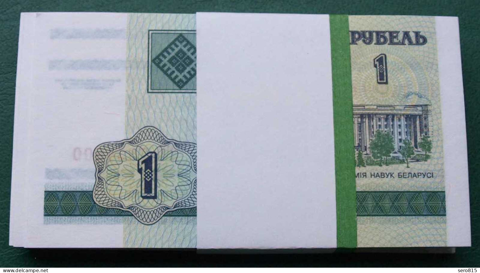 Weißrussland - Belarus 1  Rubel 2000 UNC Pick 21 BUNDLE Zu 100 Stück   (90001 - Autres - Europe