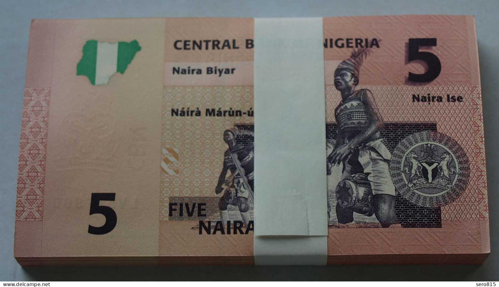NIGERIA 5 Naira 2006 Pick 32 UNC (1) Bundle á 100 Stück Dealer Lot   (90064 - Other - Africa