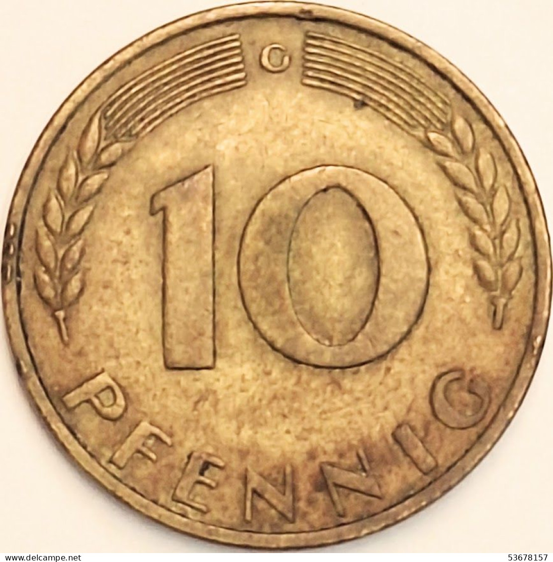Germany Federal Republic - 10 Pfennig 1969 G, KM# 108 (#4636) - 10 Pfennig