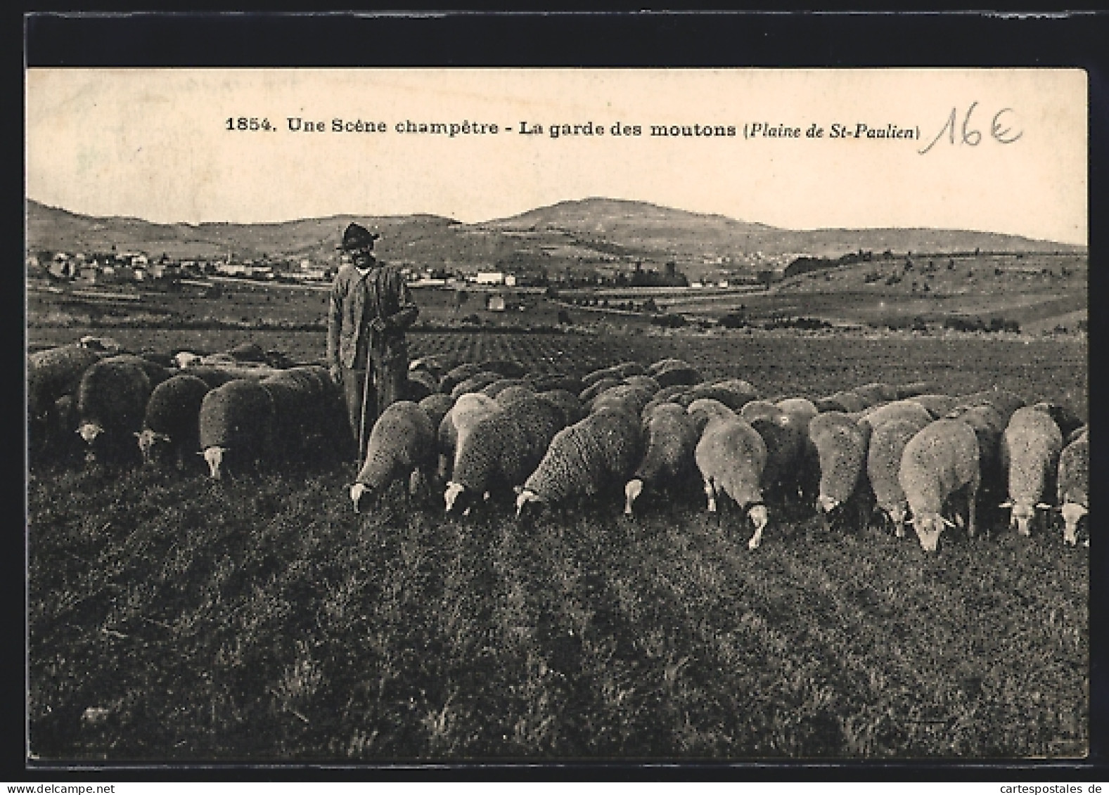 CPA Aquitanien / Aquitaine, Une Scéne Champetre, La Garde Des Moutons  - Unclassified