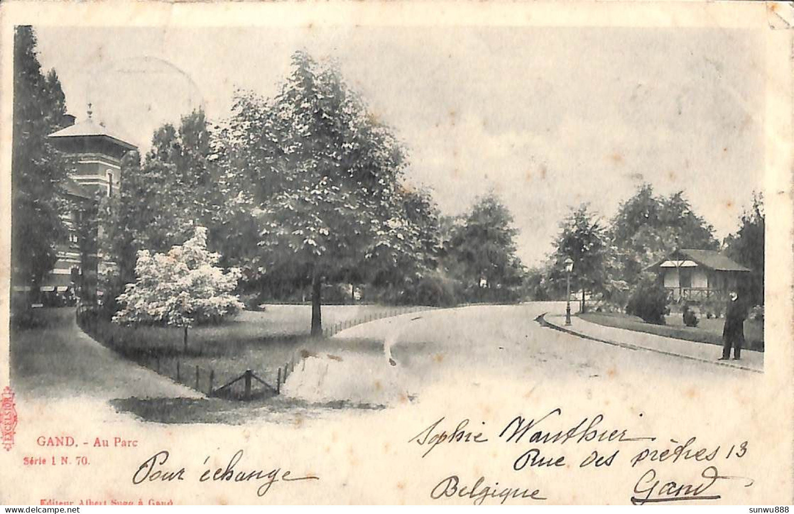 Gand Gent - Au Parc (Sugg 1900 + Timbre Taxe) - Gent