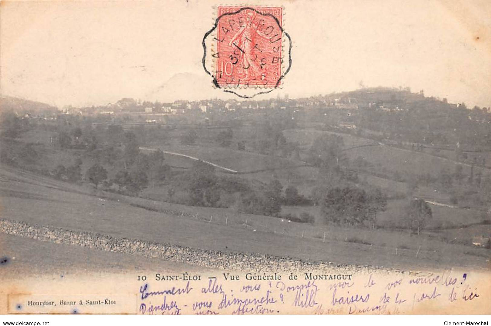 SAINT ELOI - Vue Générale De MONTAIGUT - Très Bon état - Saint Eloy Les Mines