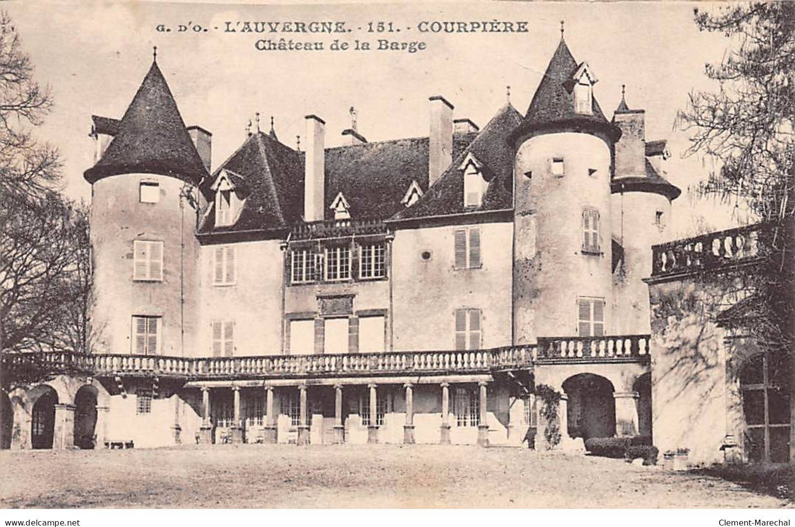 COURPIERE - Château De La Barge - Très Bon état - Courpiere